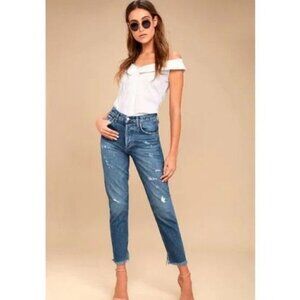 AGOLDE Jamie High Rise Straight Jeans Sz 28